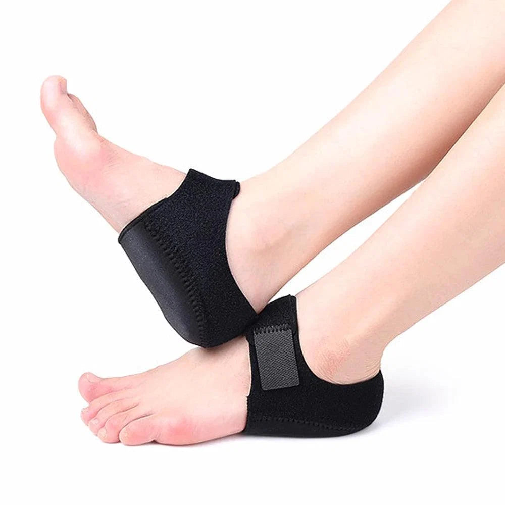 1 Pair Gel Heel Pad for Heel Pain Plantar Fasciitis, UK Heel Cups for Men & Women, Heel Support for Foot Pain,Spur,Cracked,Tendinitis - Ammpell  