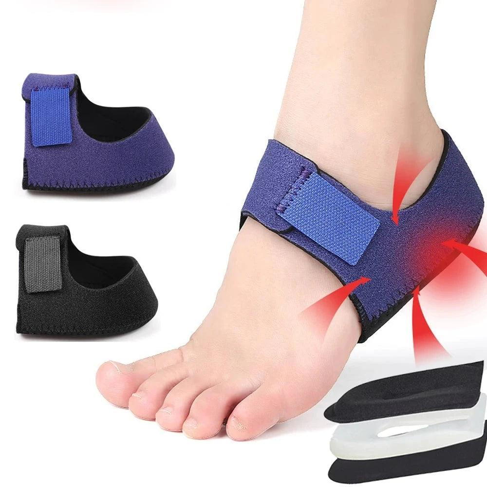 1 Pair Gel Heel Pad for Heel Pain Plantar Fasciitis, UK Heel Cups for Men & Women, Heel Support for Foot Pain,Spur,Cracked,Tendinitis - Ammpell  