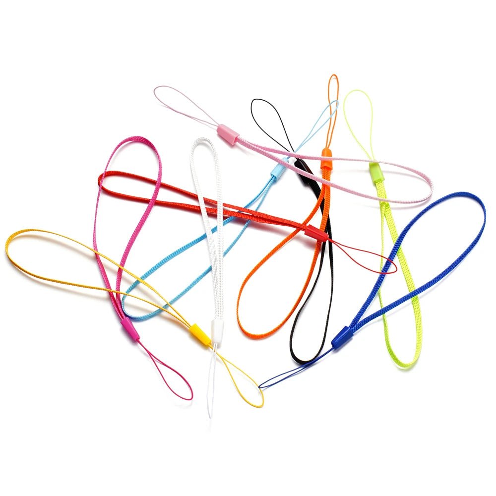 10-20pcs/lot Nylon Long Phone Hooks Ropes Card Lanyard Cord For Handbag Bag Key Jewelry Accessories Making Supplies Crafts - Ammpell
