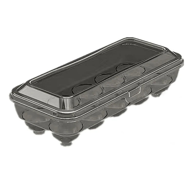 10/15 Grids Eggs Storage Box Plastic Transparent Portable Egg Fresh-keeping Case Refrigerator Storage Container Kitchen Tool - Ammpell