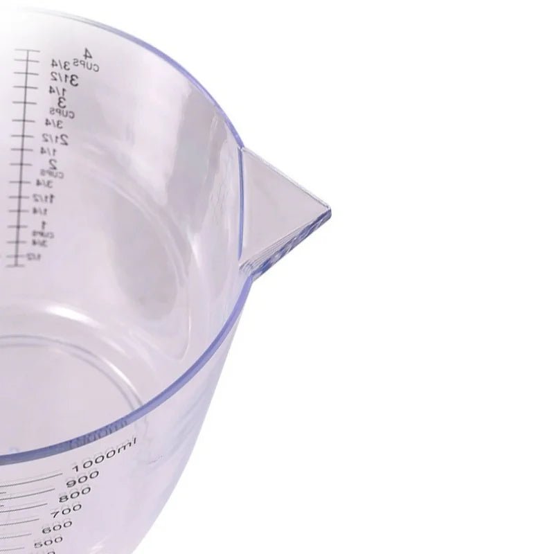 150/300/600/1000ml Measuring Cup with Scale Handle Plastic Tip Mouth Jug Cup Transparent Pour Spout Mixing Cup Measuring Tool - Ammpell