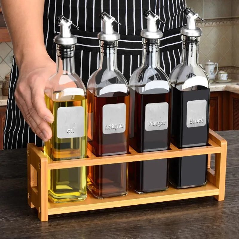 150ML/250ML/500ML Oil Pot Plastic Leak-proof Kitchen Seasoning Soy Sauce Vinegar Bottle Transparent Olive Oil Bottle - Ammpell