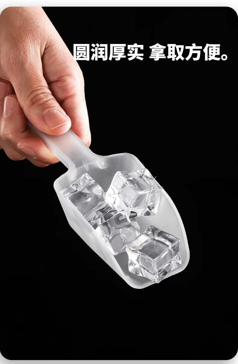 1Pcs Plastic Ice Scoops Mini Transparant Ice Shovel Party Bar Buffet Kitchen Gadget For Candy Dessert Grain Dry Goods Shovel - Ammpell