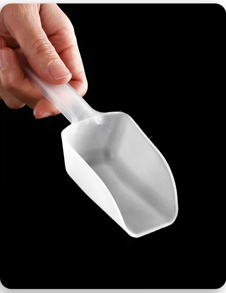 1Pcs Plastic Ice Scoops Mini Transparant Ice Shovel Party Bar Buffet Kitchen Gadget For Candy Dessert Grain Dry Goods Shovel - Ammpell