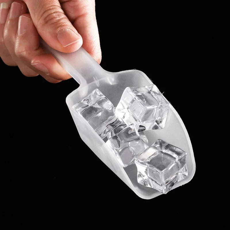 1Pcs Plastic Ice Scoops Mini Transparant Ice Shovel Party Bar Buffet Kitchen Gadget For Candy Dessert Grain Dry Goods Shovel - Ammpell