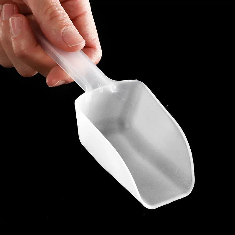 1Pcs Plastic Ice Scoops Mini Transparant Ice Shovel Party Bar Buffet Kitchen Gadget For Candy Dessert Grain Dry Goods Shovel - Ammpell