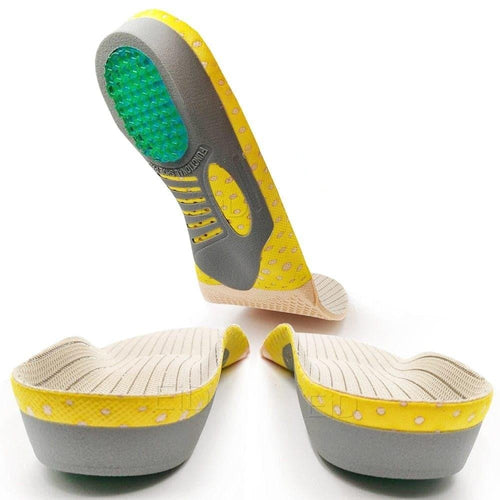 2 pieces Premium Orthotic Gel Insoles UK Orthopedic Flat Foot Health Sole Pad For Shoes Insert Arch Support Pad For Plantar fasciitis Unisex - Ammpell  
