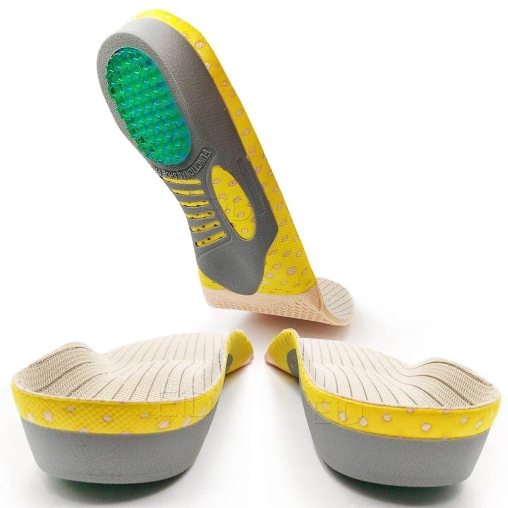 2 pieces Premium Orthotic Gel Insoles UK Orthopedic Flat Foot Health Sole Pad For Shoes Insert Arch Support Pad For Plantar fasciitis Unisex - Ammpell  