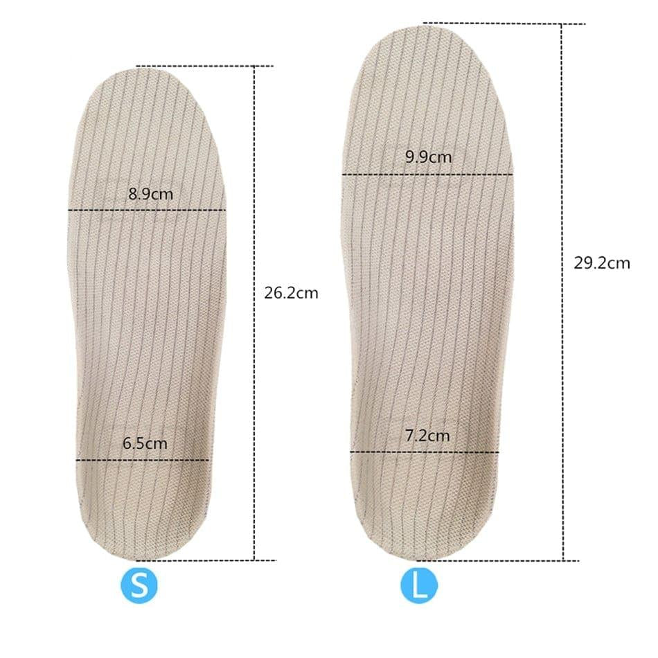 2 pieces Premium Orthotic Gel Insoles UK Orthopedic Flat Foot Health Sole Pad For Shoes Insert Arch Support Pad For Plantar fasciitis Unisex - Ammpell  