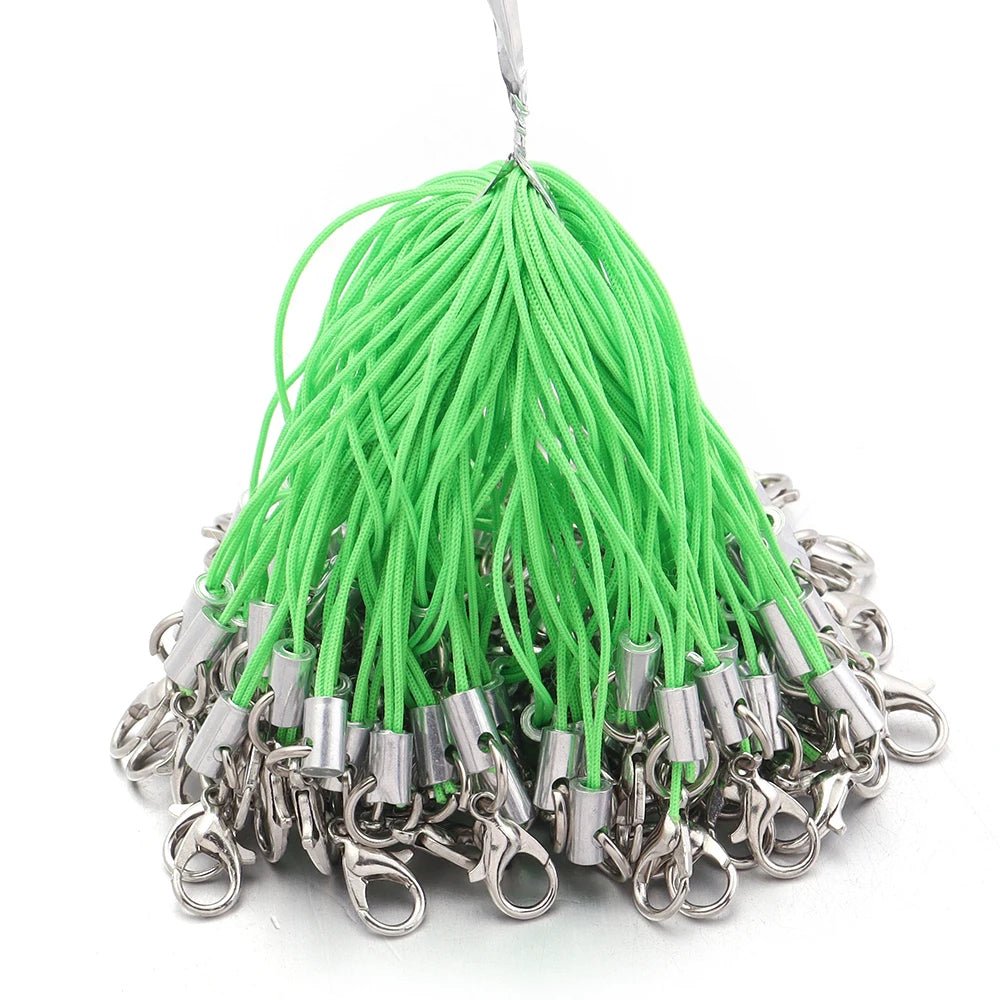 20/100Pcs Lobster Clasp Lanyard Strap Cord Mobile Phone Lanyard Polyester Key Chain Cords Charms Keyring For DIY Jewelry Making - Ammpell