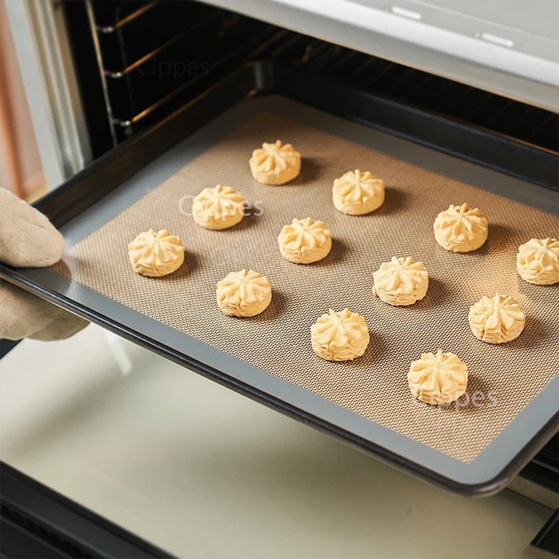 2PCS Silicone Baking Mats for Oven, 42x29.5cm, Reusable Non Stick Heat Resistant Bakeware Sheets Liner,for Cookies Macaron Bread - Ammpell