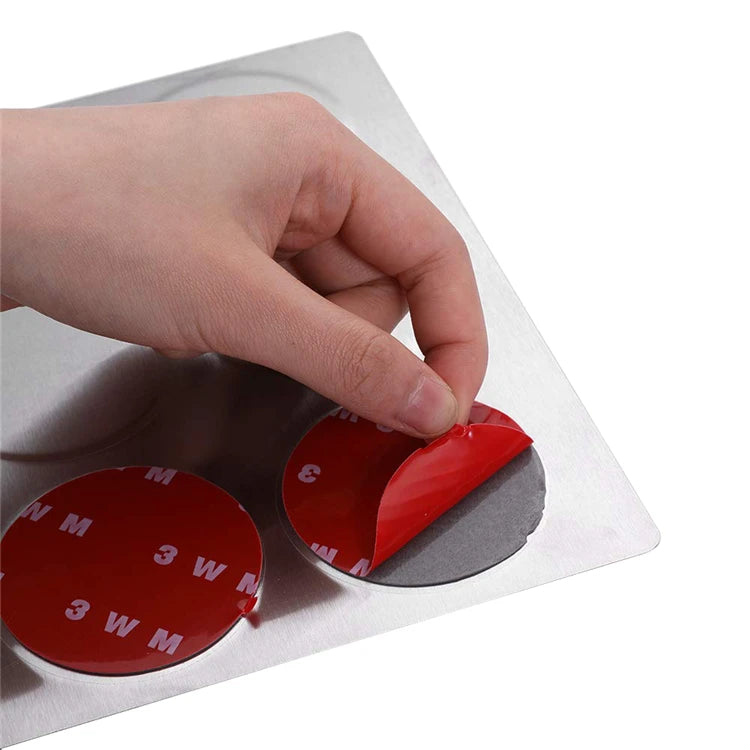 Magnetic Spice Tins with Wall Rack, Stainless Steel