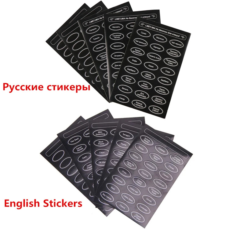 Magnetic Spice Tins with Wall Rack, Stainless Steel