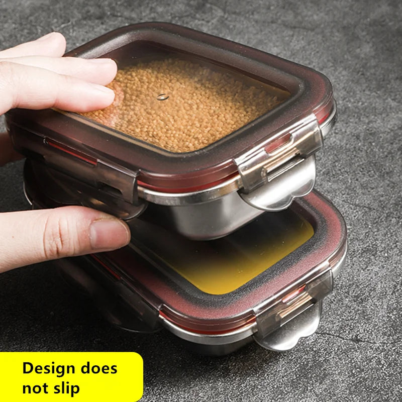 304 Stainless Steel Leakproof Lunch Box, 220ml to 2900ml