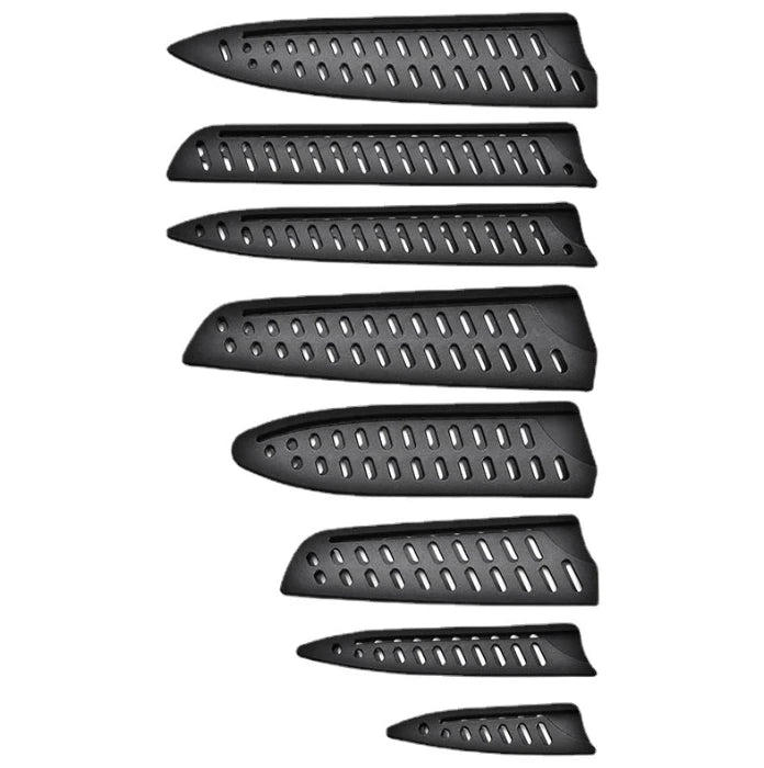Kitchen Knife Sheath Black Plastic Knife Covers Knife Blade Protector Cover Guards Case Kitchen Accessories кухонні аксесуари