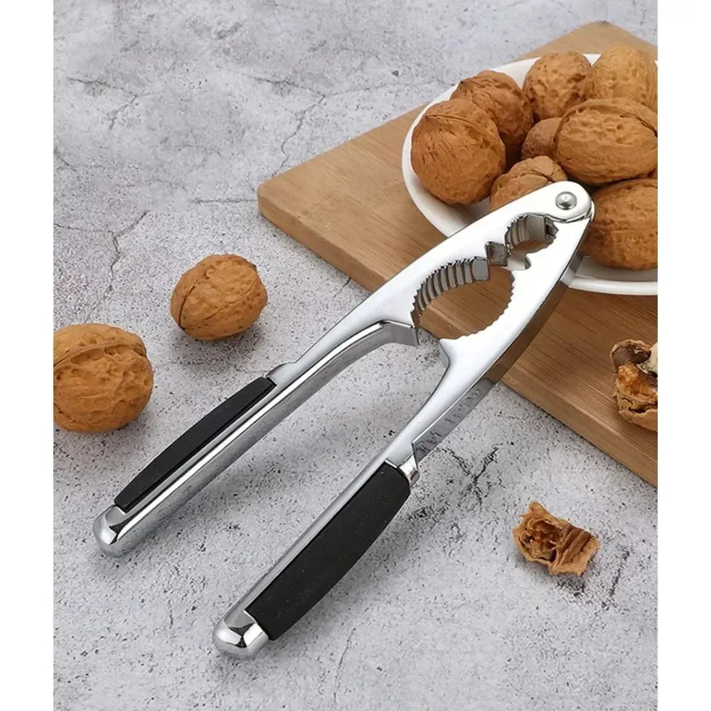 Multi-Function Stainless Steel Nut Cracker Clip for Walnut, Pecan and Hazelnut