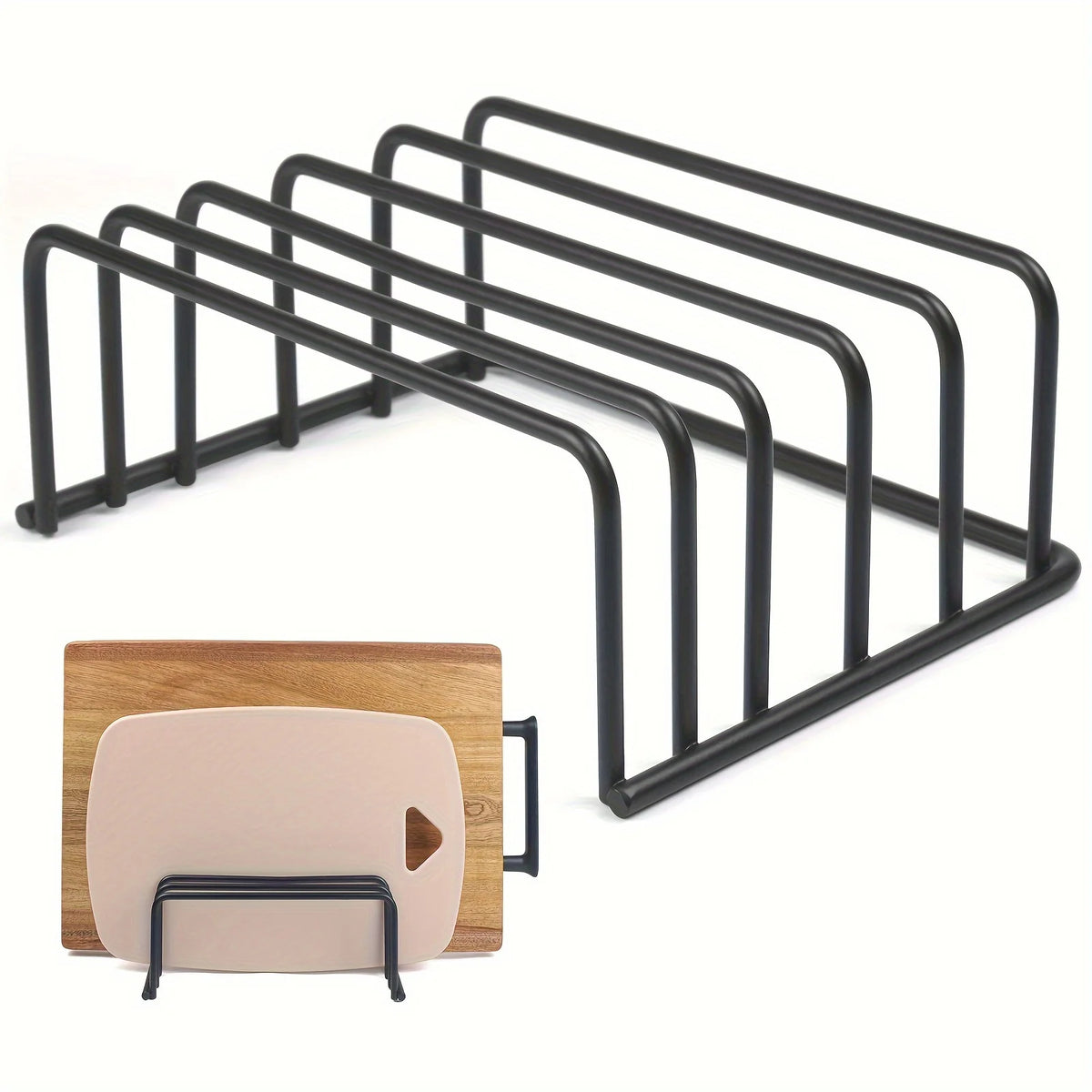 Chopping Board Storage Rack, Carbon Steel Cutting Board and Baking Tray Organiser