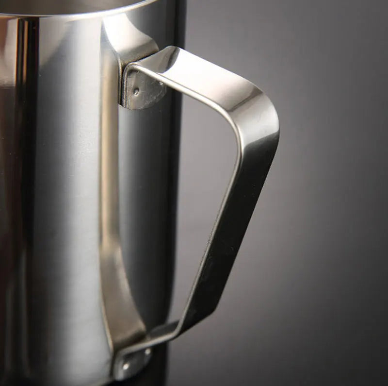 Stainless Steel Milk Frothing Jug, 100ml to 600ml