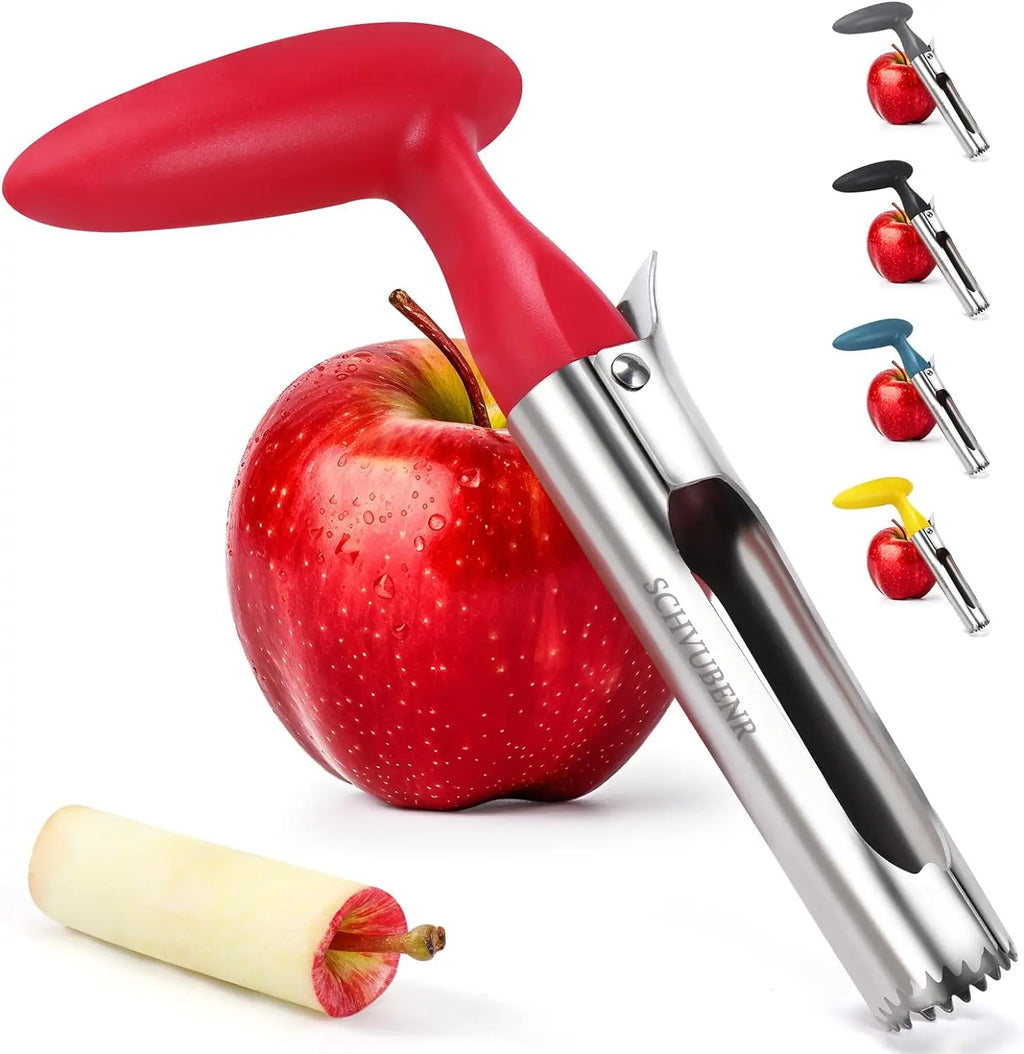 1PC Premium Stainless Steel Kitchen  Apple Corer Tool Ultra Sharp Easy to Use & Clean Durable Fruit Corer Remover
