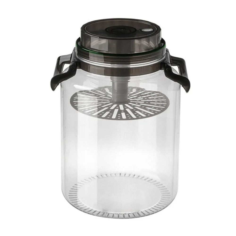 Large Capacity Pickle Jars With Lids Food Grade Sealed Airtight Storage Pitcher Leak-Proof With Handle Hermetic Food Box