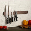 Walnut Wood Magnetic Knife Holder, 16 inch (40 cm) Wall-Mounted Knife Strip