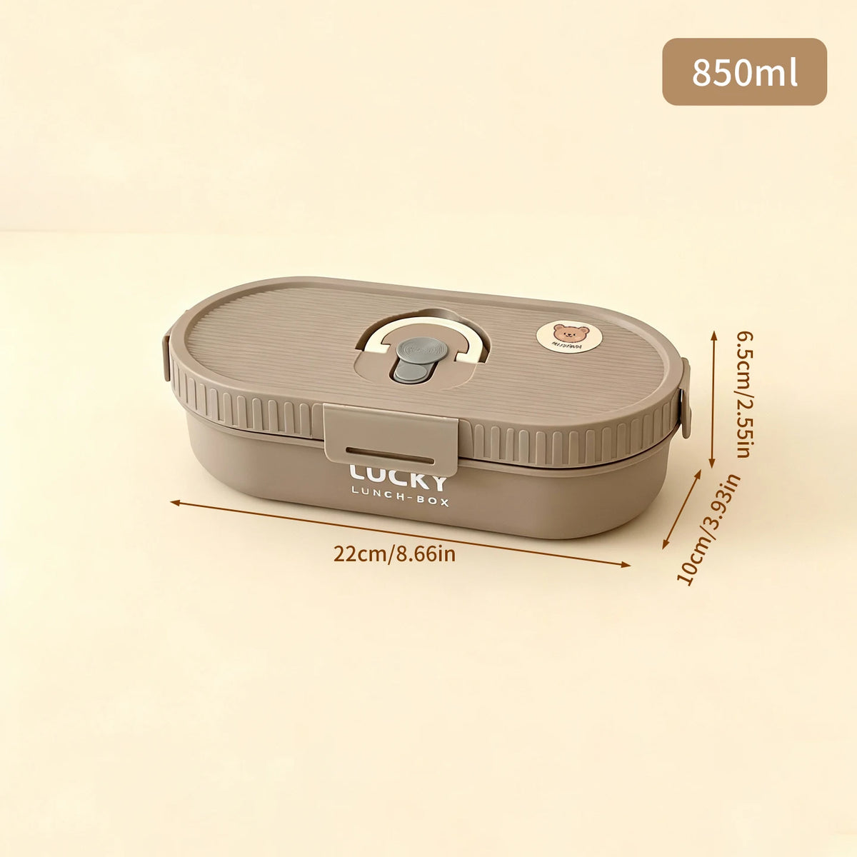 304 Stainless Steel Oval Insulated Lunch Box with Dividers, Leak-Proof, 850 to 1650 ml