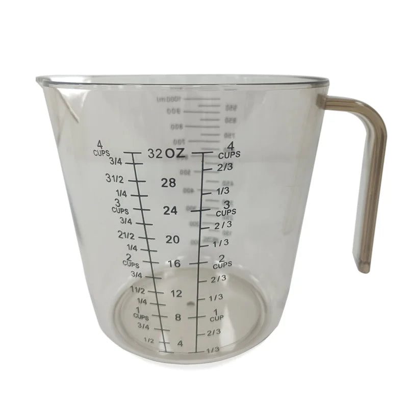 Plastic Measuring Jug with Scale, 150ml to 1000ml
