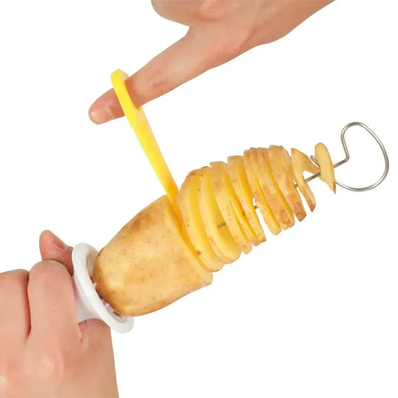 Potato Spiral Cutter Tower Maker, Vegetable Slicer Set, 1 Set, 2 in 1 or 4 in 1