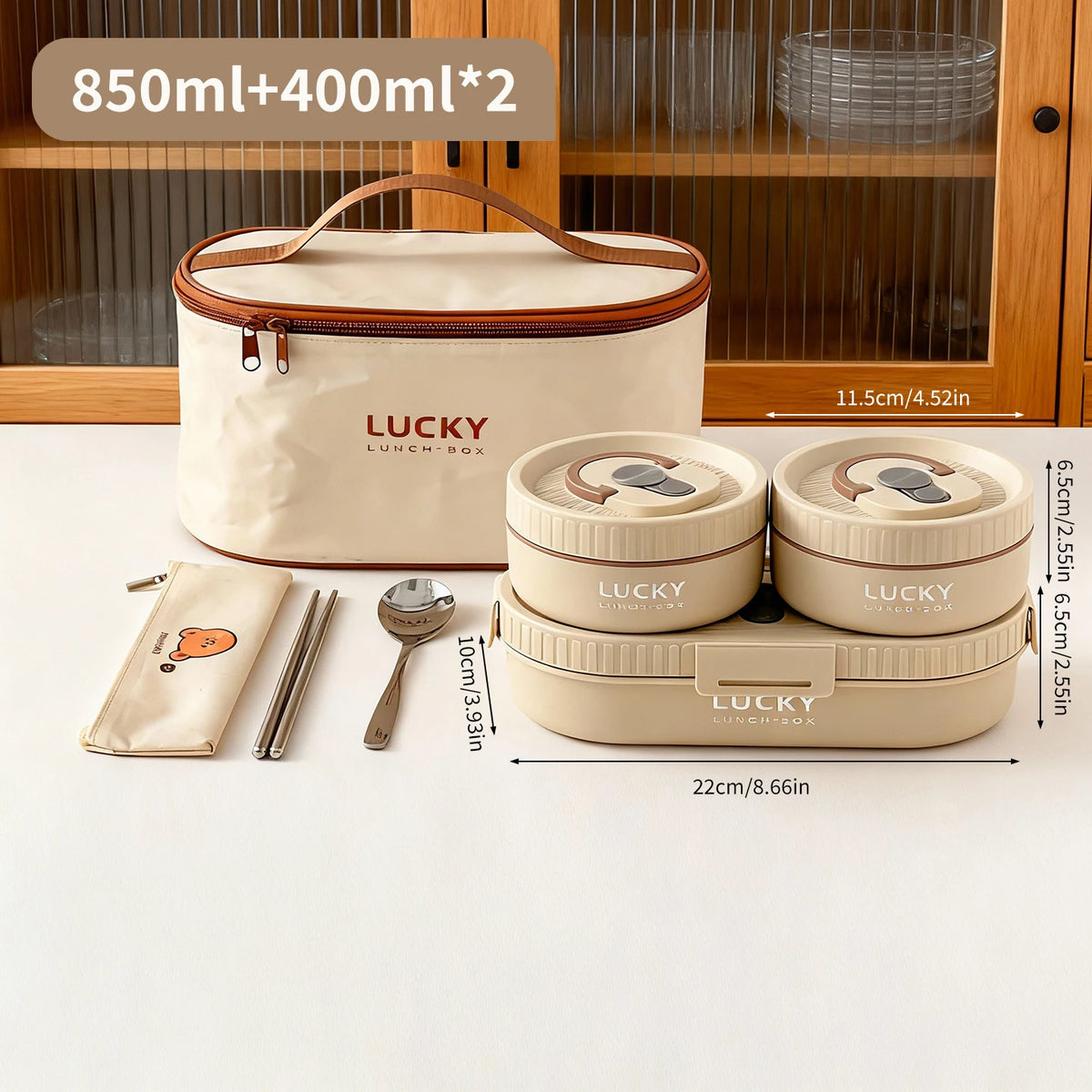 304 Stainless Steel Oval Insulated Lunch Box with Dividers, Leak-Proof, 850 to 1650 ml