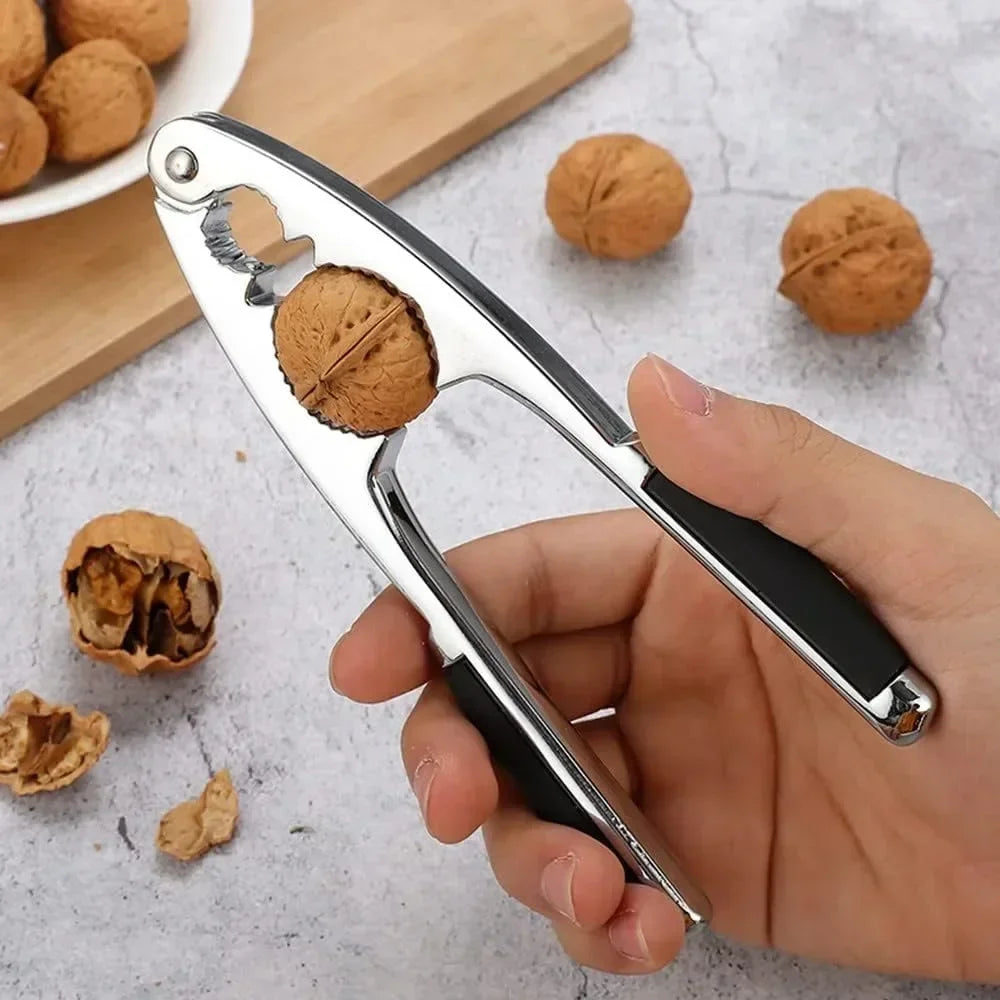 Multi-Function Stainless Steel Nut Cracker Clip for Walnut, Pecan and Hazelnut