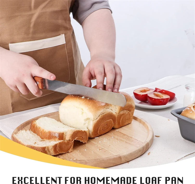 Nonstick Carbon Steel Loaf Pan, Bread, Brownie and Meatloaf Tin, 5 Sizes