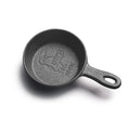8.5 cm Cast Iron Mini Egg Frying Pan for Gas and Induction Hobs
