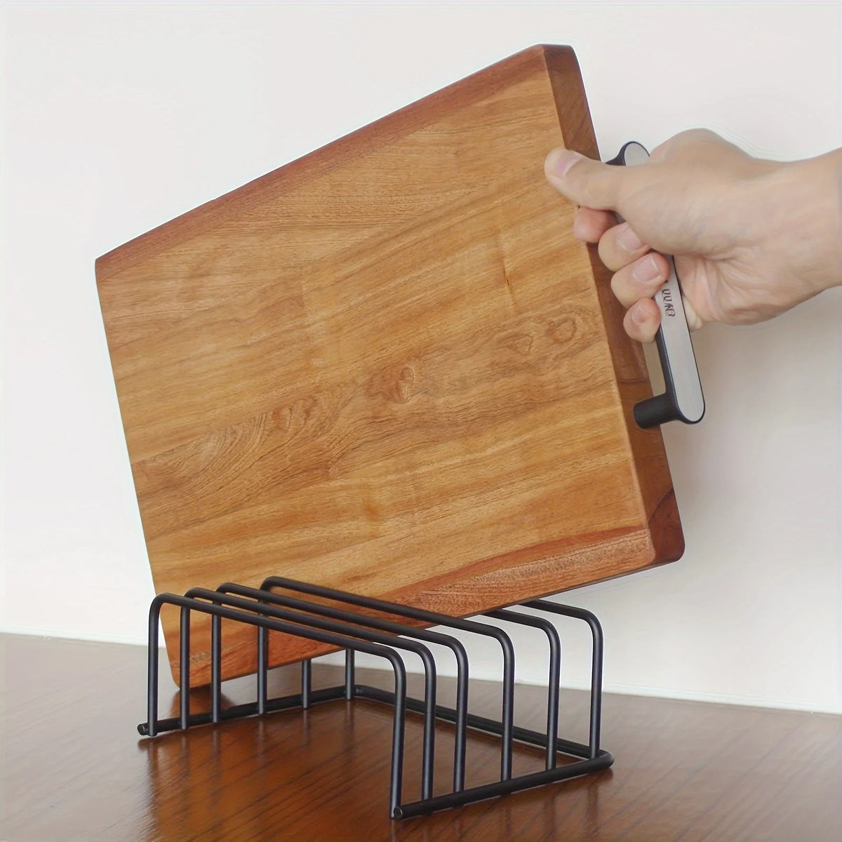 Chopping Board Storage Rack, Carbon Steel Cutting Board and Baking Tray Organiser
