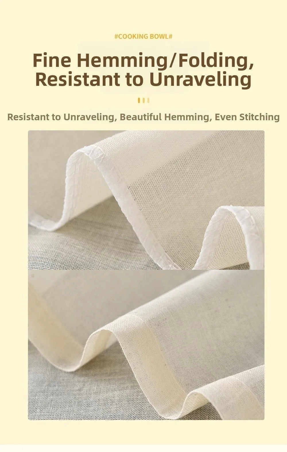Cotton Cheesecloth, Reusable, 40cm or 50cm