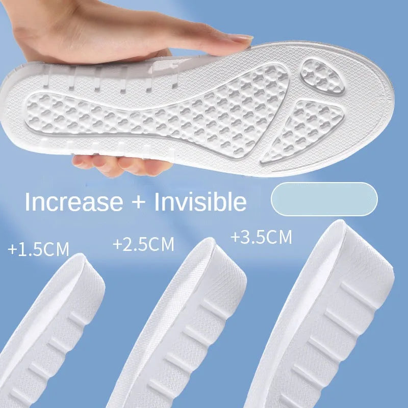 Height Increase Insoles, Soft EVA Shoe Lift Pads, 1 Pair