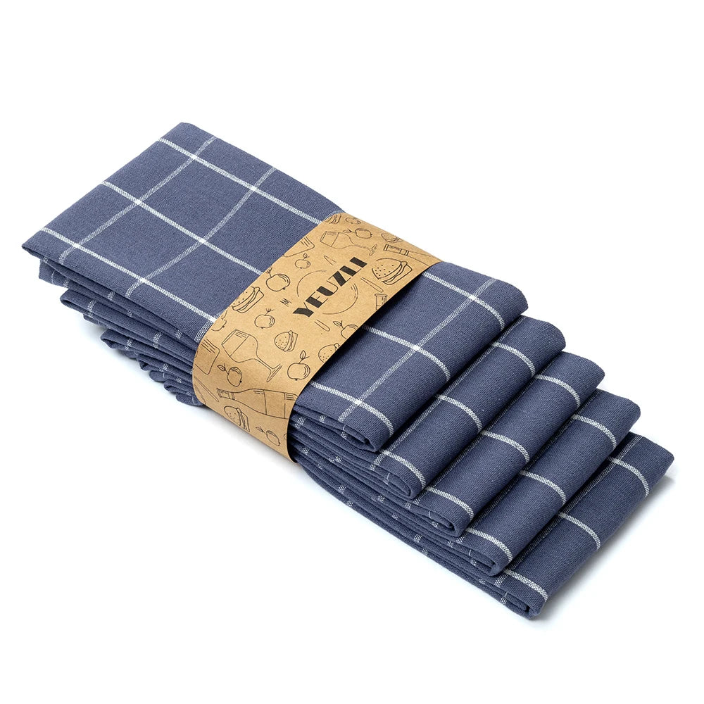 100% Cotton Tea Towel, Absorbent Kitchen Dish Towel, 45 x 70 cm, 1 or 5 Pack