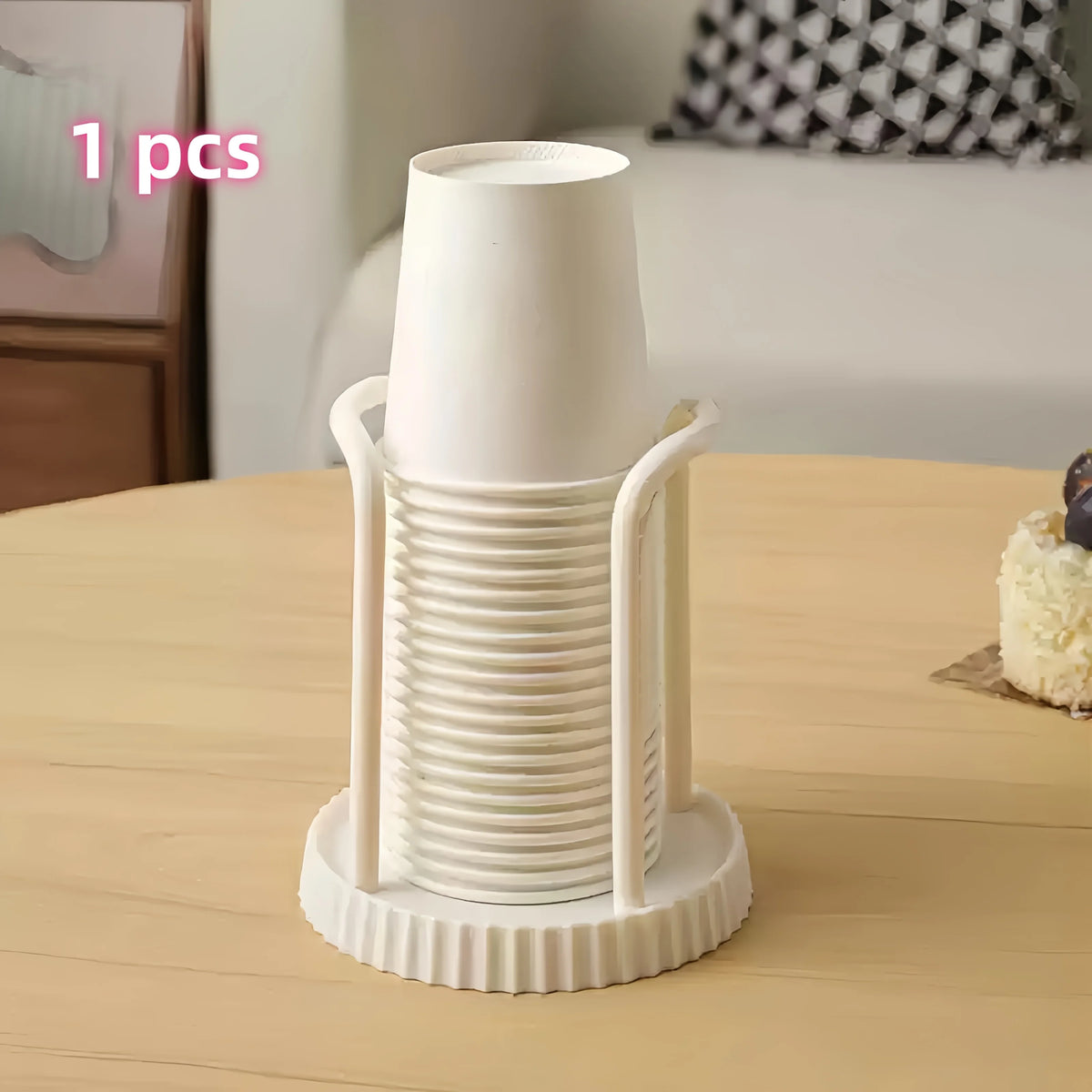 Paper Cup Holder and Dispenser for Kitchen Worktop