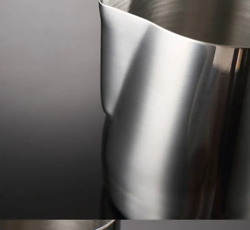 Stainless Steel Milk Frothing Jug, 100ml to 600ml