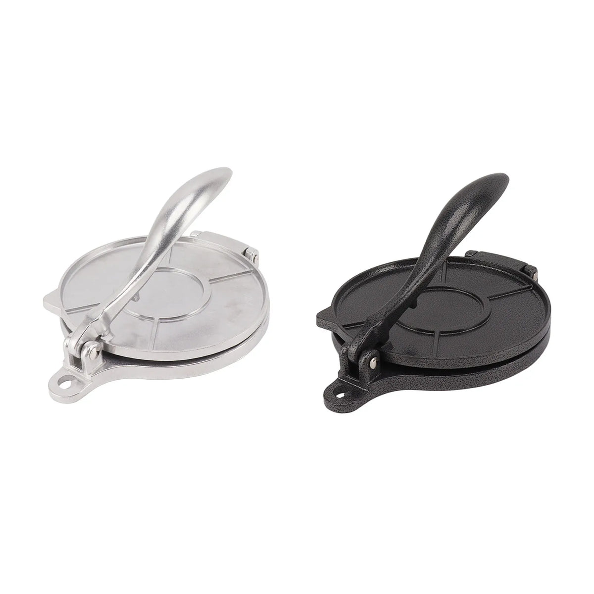 Aluminium Alloy Tortilla Press, Manual Dough Press for Tortillas, Pizza and Patties, 16 or 20 cm