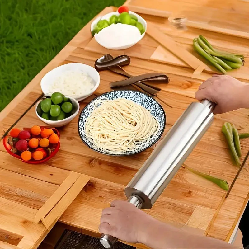 Stainless Steel Rolling Pin, Non-Stick Surface, 2 Sizes