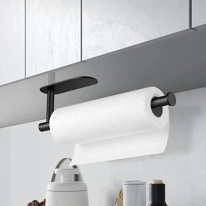 Adhesive Stainless Steel Kitchen Roll and Toilet Paper Holder