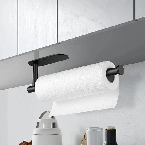 Adhesive Stainless Steel Kitchen Roll and Toilet Paper Holder