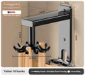 Rotating Kitchen Hooks Rack, 8 or 10 Hooks, Metal