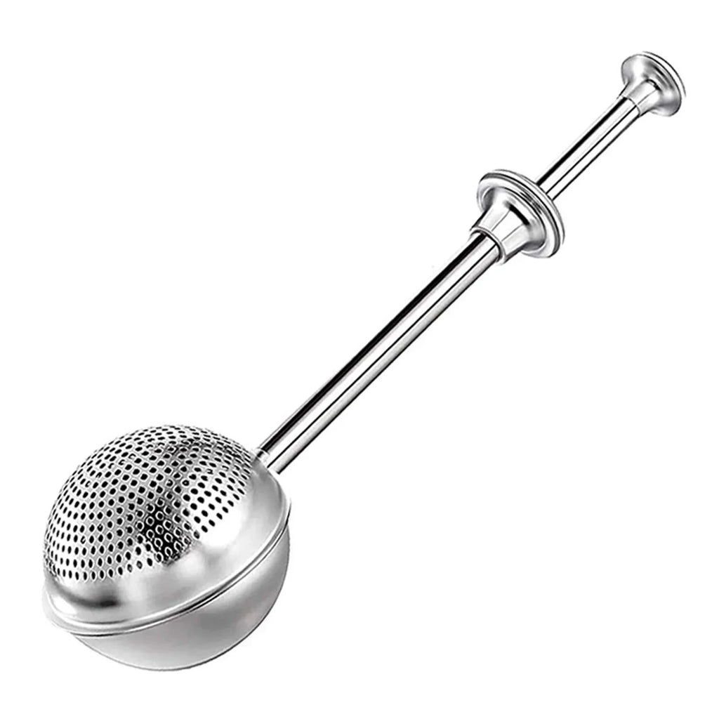 Stainless Steel Powdered Sugar Shaker with Spring Handle