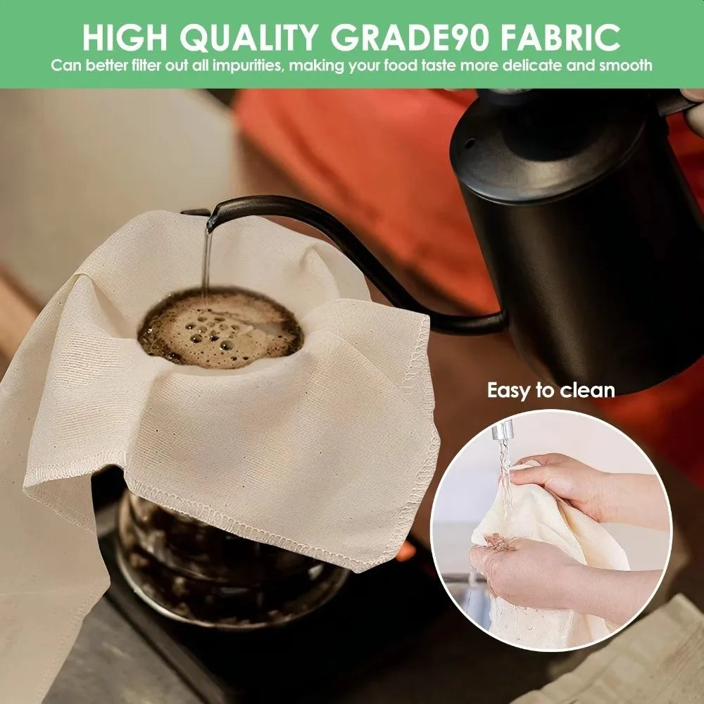 Cotton Cheesecloth, Reusable, 40cm or 50cm