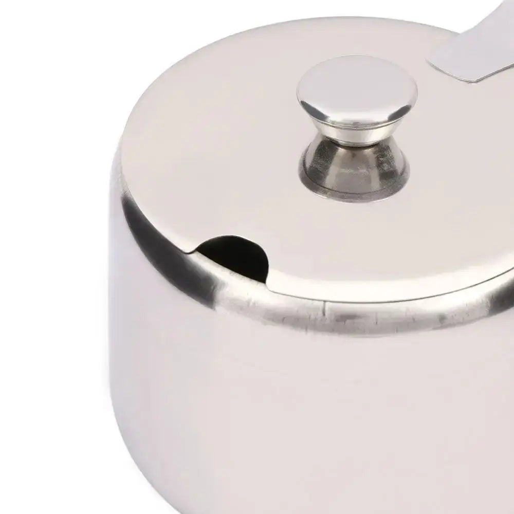 1Pcs Mini Sugar Container with Lid Spoon Sauce Cans Sugar Jam Salt Pot Seasoning Pot Spice Storage Jar Kitchen Supplies