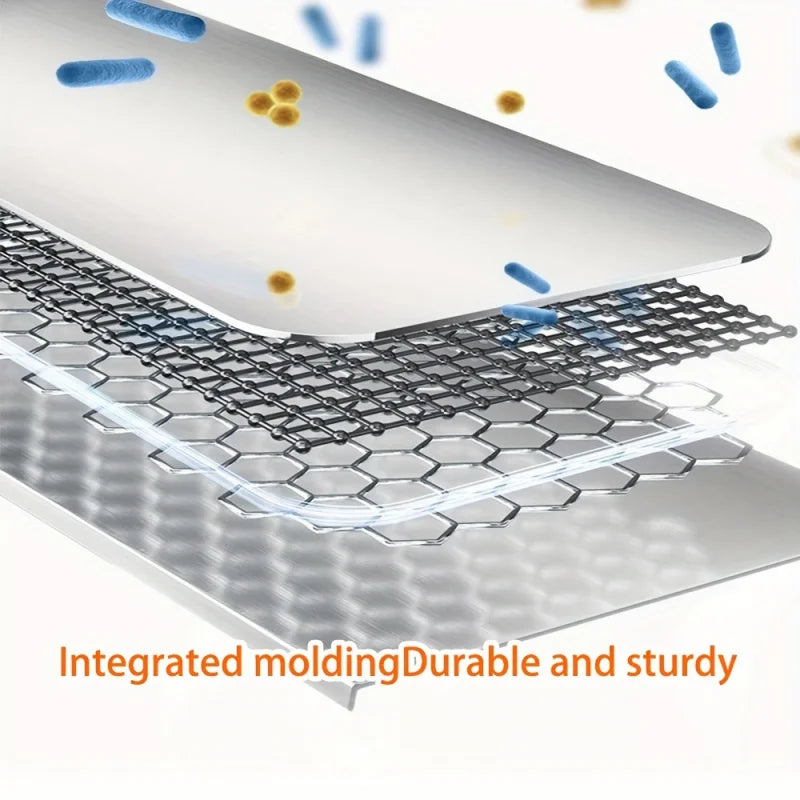 Large Foldable Stainless Steel Chopping Board, 30 to 50cm