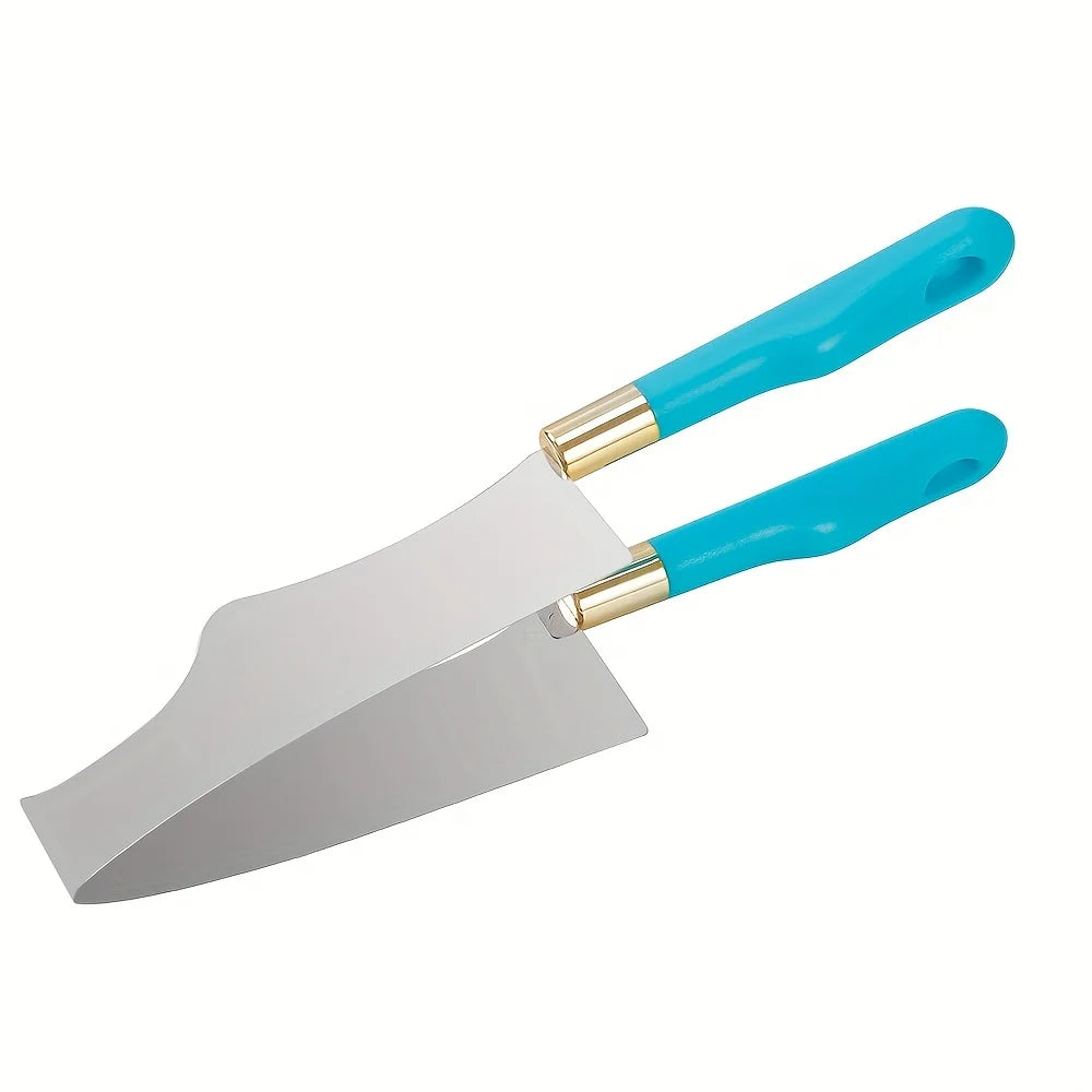 1pc Stainless Steel Cake Slicer & Triangle Cutter Tool - for Home Baking, Bakeries, Professional Pastry Chefs -Baking Tools