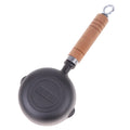 12 cm Cast Iron Mini Frying Pan with Pour Spout, for Eggs, Butter and Milk