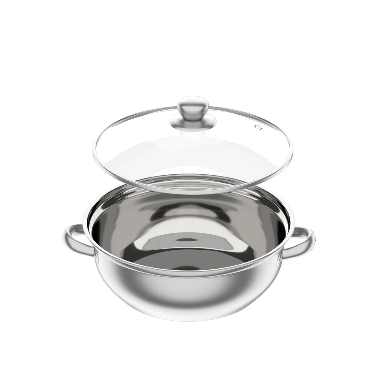 11 Inch 3-Tier Stainless Steel Food Steamer Pot with Lid